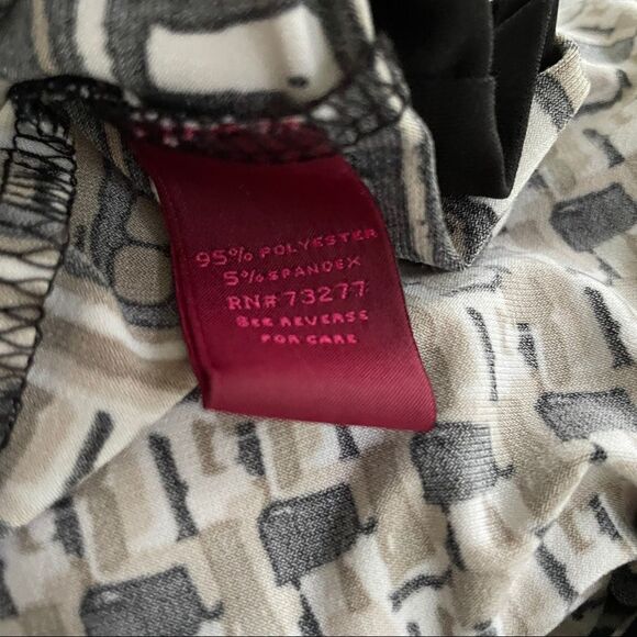 212 Collection Women’s Printed Sleeveless Dress Size Large - Picture 5 of 6